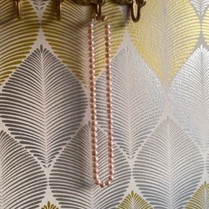 Honora pink cultured pearl necklace 18”